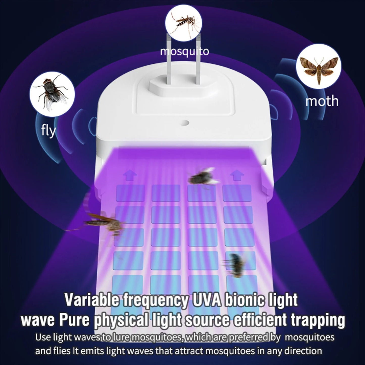 LumiTrap PRO – Atrapa Insectos Inteligente
