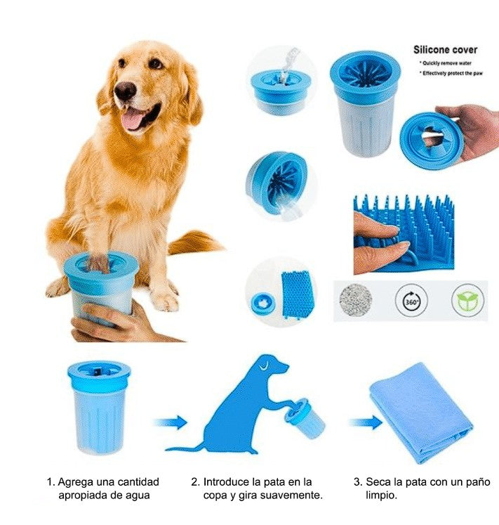 Limpiador De Patas Electrico Mascotas