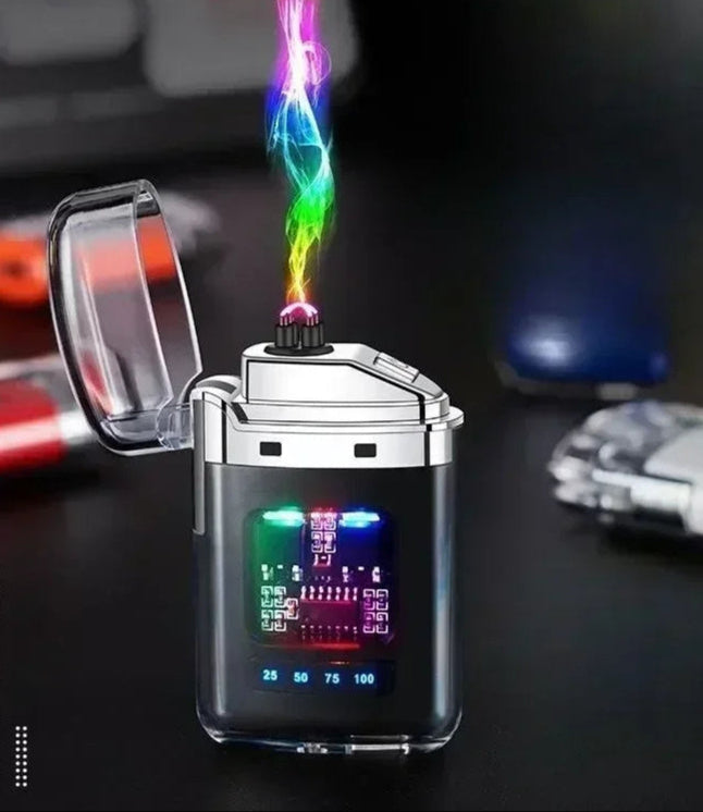 endendedor electrico, linterna, cargador usb